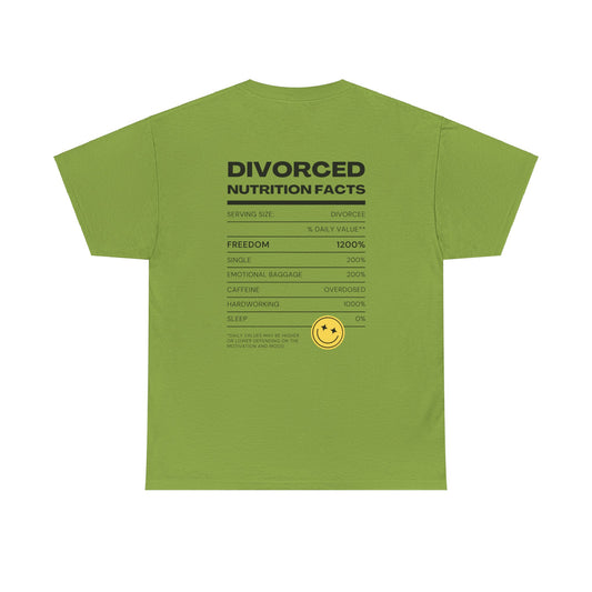 Divorced Nutrition Facts Cotton Tee